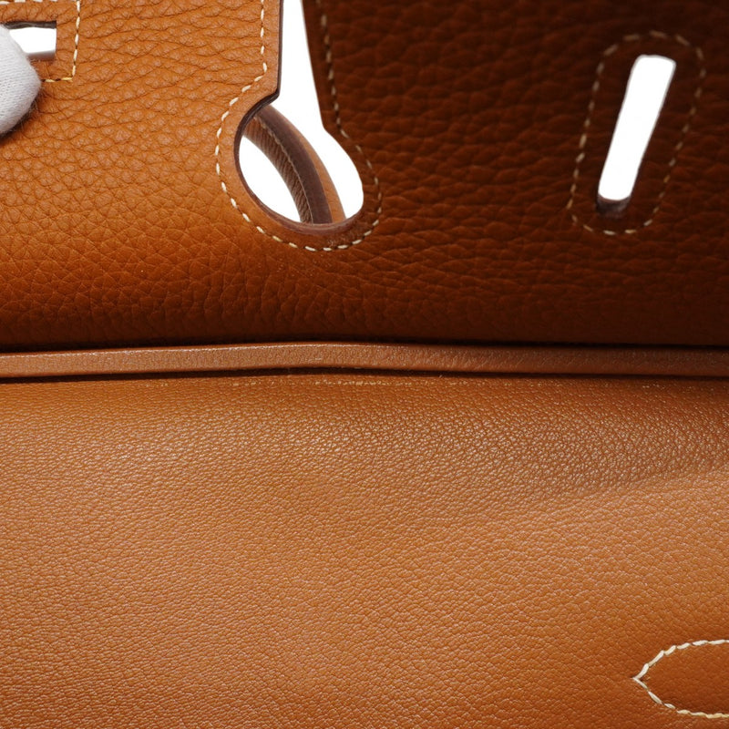 ★最終価格★SALE【6bc3550】エルメス ハンドバッグ バーキン35 トリヨンクレマンス ゴールド シルバー金具 □M刻印【中古】レディース