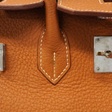 ★最終価格★SALE【6bc3550】エルメス ハンドバッグ バーキン35 トリヨンクレマンス ゴールド シルバー金具 □M刻印【中古】レディース