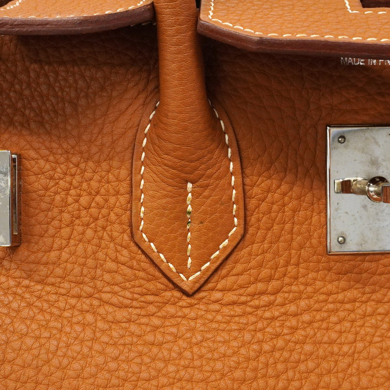 ★最終価格★SALE【6bc3550】エルメス ハンドバッグ バーキン35 トリヨンクレマンス ゴールド シルバー金具 □M刻印【中古】レディース