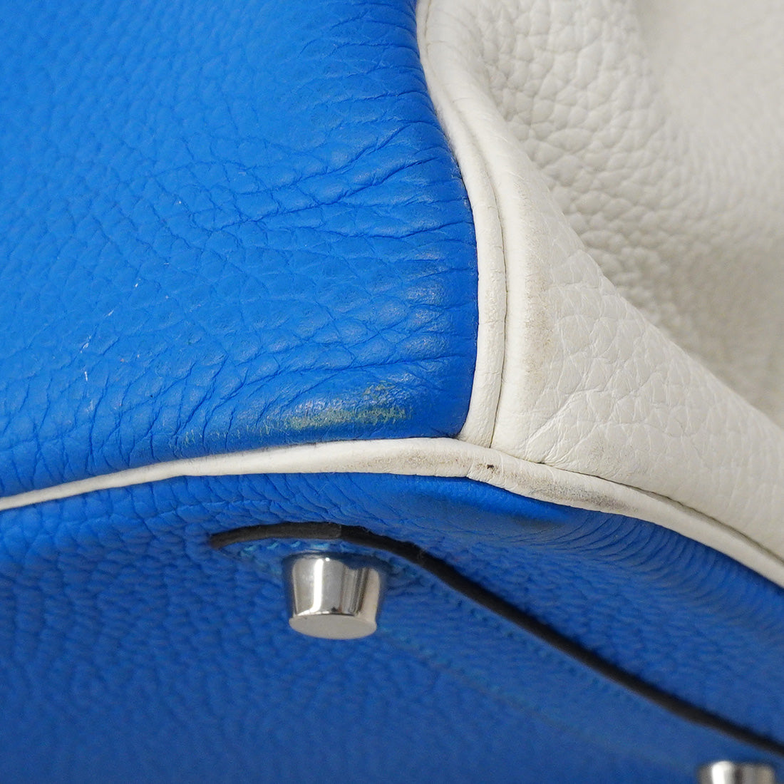 ★最終価格★SALE【6bc3552】エルメス ハンドバッグ バーキン30 トリヨンクレマンス ホワイト ミコノス シルバー金具 □Q刻印 SPO【中古】レディース