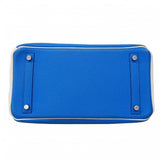 ★最終価格★SALE【6bc3552】エルメス ハンドバッグ バーキン30 トリヨンクレマンス ホワイト ミコノス シルバー金具 □Q刻印 SPO【中古】レディース