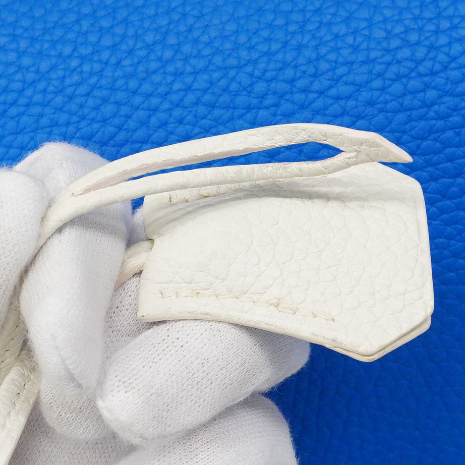 ★最終価格★SALE【6bc3552】エルメス ハンドバッグ バーキン30 トリヨンクレマンス ホワイト ミコノス シルバー金具 □Q刻印 SPO【中古】レディース