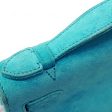 ★最終価格★SALE【6bc3553】エルメス ハンドバッグ ポシェットケリー ドブリス ブルーアトール シルバー金具 □J刻印【中古】レディース