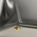 ★最終価格★SALE【6bc3622】エルメス ハンドバッグ ケリー32 ボックスカーフ ブラック ゴールド金具 〇P刻印【中古】レディース