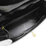 ★最終価格★SALE【6bc3622】エルメス ハンドバッグ ケリー32 ボックスカーフ ブラック ゴールド金具 〇P刻印【中古】レディース