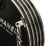 ★最終価格★SALE【6bc3686-g】シャネル ショルダーバッグ チェーンショルダー アイボリー ブラック シルバー金具【中古】レディース