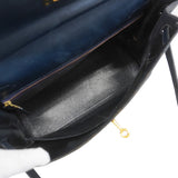 ★SALE【6bc4108】エルメス ハンドバッグ ケリー32 クシュベル ネイビー ゴールド金具 〇S刻印【中古】レディース