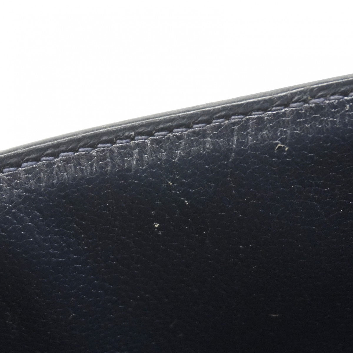 ★SALE【6bc4126-h】エルメス ハンドバッグ ケリー28 ボックスカーフ ネイビー ゴールド金具 ○T刻印 2wayバッグ【中古】レディース