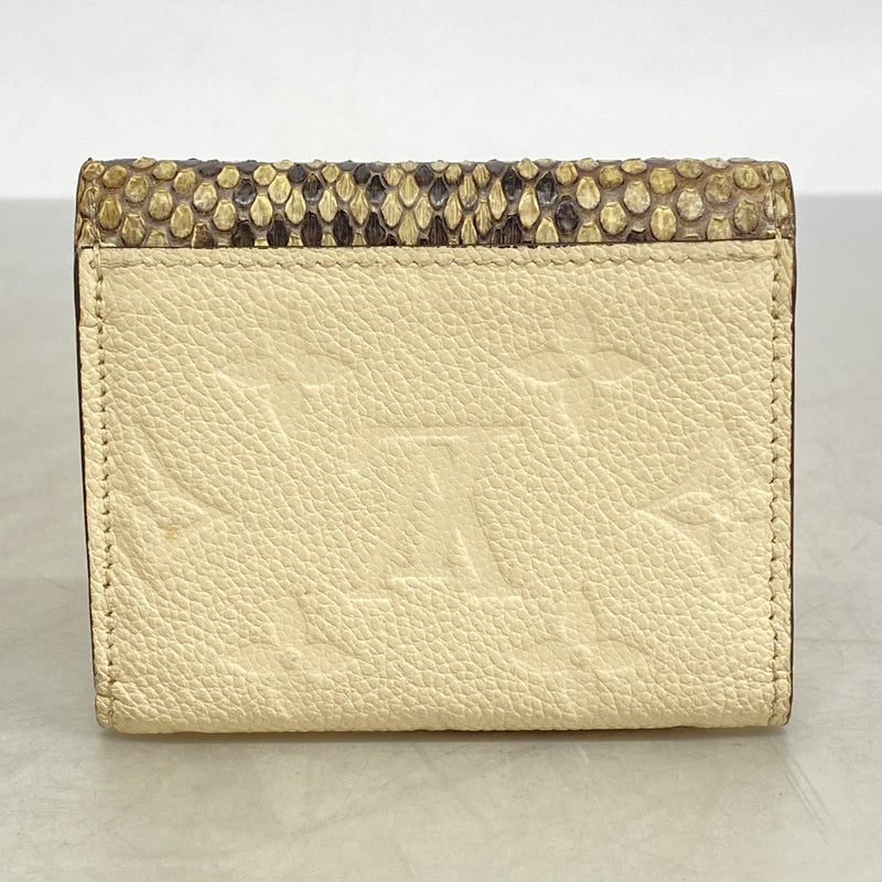 6bc4186-k】ルイヴィトン 三つ折り財布 モノグラム・アンプラント