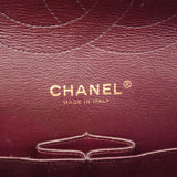 ★SALE【6bc4213】シャネル ショルダーバッグ デカマトラッセ Wフラップ Wチェーン キャビアスキン ブラック ゴールド金具【中古】レディース