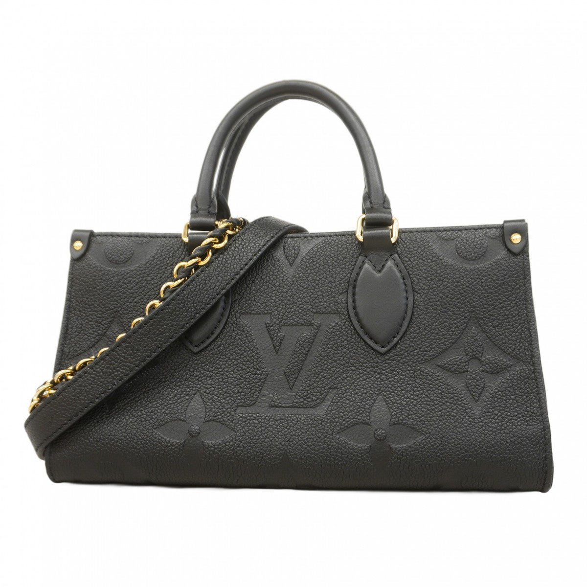 ★SALE【6bc4214】ルイヴィトン ハンドバッグ モノグラム・アンプラント オンザゴーEW M23640 ノワール 2wayバッグ【中古】レディース