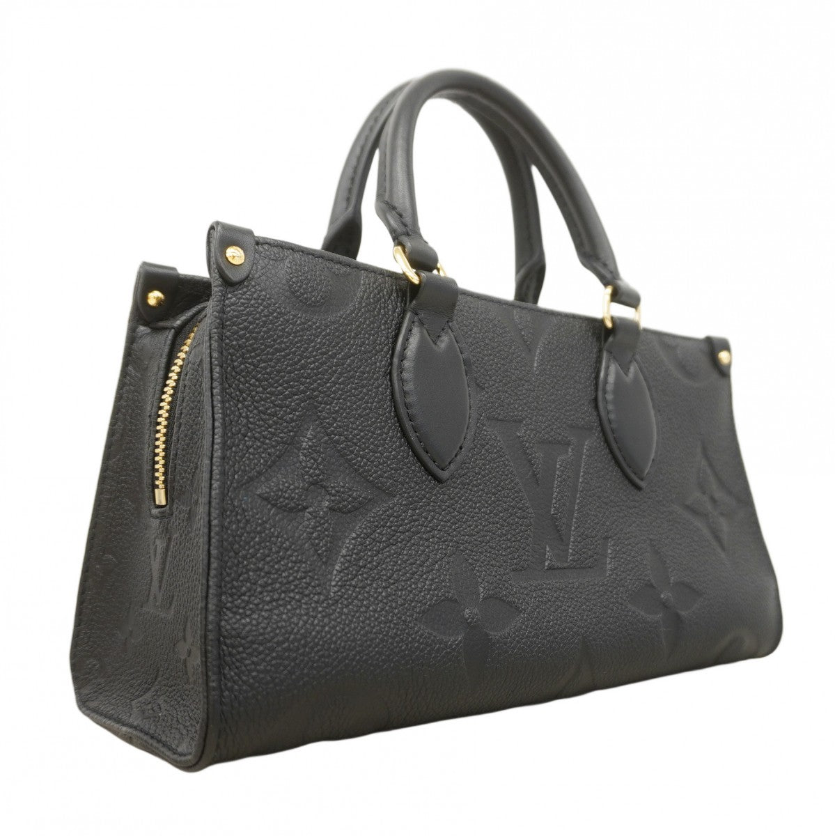 ★SALE【6bc4214】ルイヴィトン ハンドバッグ モノグラム・アンプラント オンザゴーEW M23640 ノワール 2wayバッグ【中古】レディース