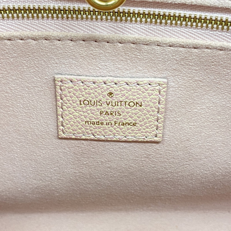 【6bc4246】ルイヴィトン ハンドバッグ モノグラム・アンプラント オンザゴーPM M46168 サマースターダスト 2wayバッグ【中古】レディース