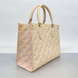 【6bc4246】ルイヴィトン ハンドバッグ モノグラム・アンプラント オンザゴーPM M46168 サマースターダスト 2wayバッグ【中古】レディース