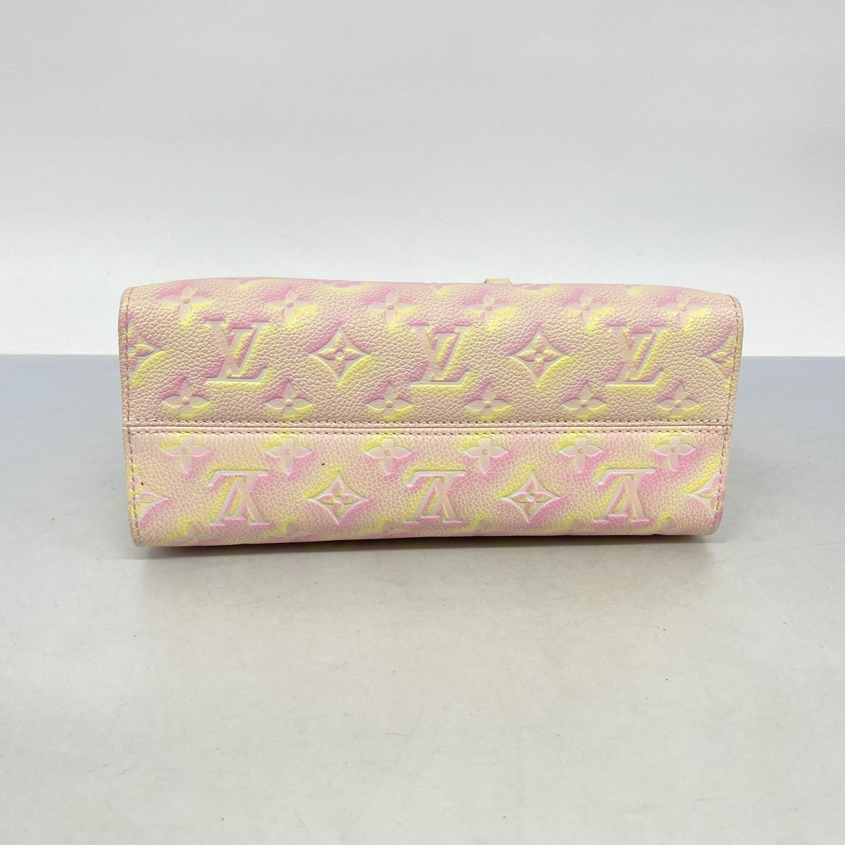 【6bc4246】ルイヴィトン ハンドバッグ モノグラム・アンプラント オンザゴーPM M46168 サマースターダスト 2wayバッグ【中古】レディース