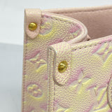 【6bc4246】ルイヴィトン ハンドバッグ モノグラム・アンプラント オンザゴーPM M46168 サマースターダスト 2wayバッグ【中古】レディース