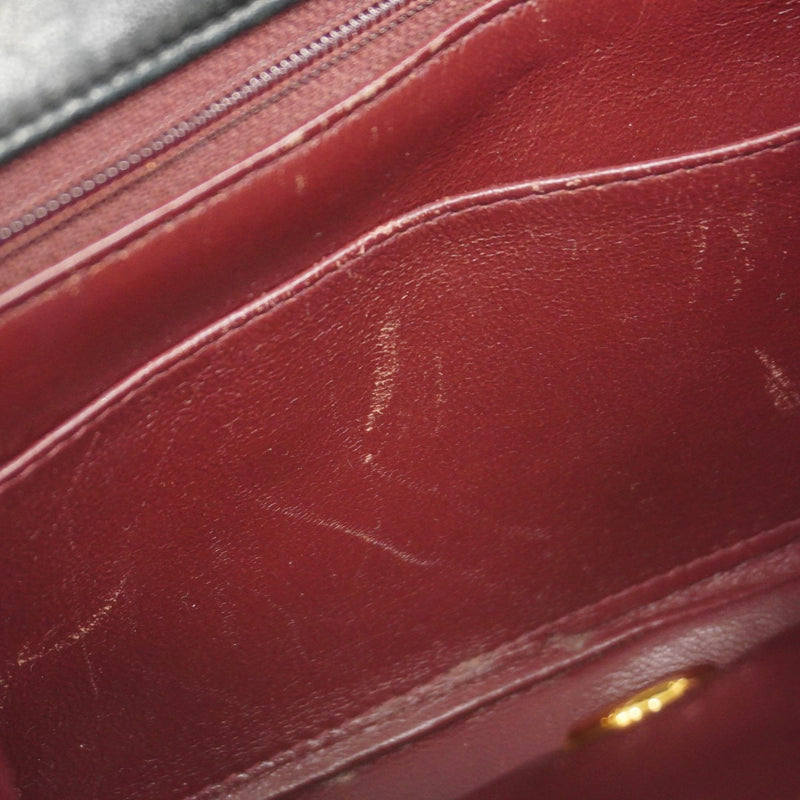 ★SALE【6bc4336】シャネル ショルダーバッグ ミニマトラッセ チェーンショルダー ラムスキン ブラック ゴールド金具【中古】レディース