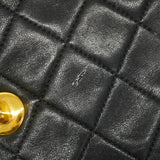 ★SALE【6bc4336】シャネル ショルダーバッグ ミニマトラッセ チェーンショルダー ラムスキン ブラック ゴールド金具【中古】レディース