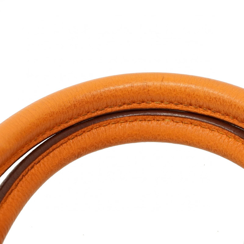 ★SALE【6bc4505】エルメス ハンドバッグ バーキン30 トゴ オレンジ シルバー金具 □K刻印【中古】レディース