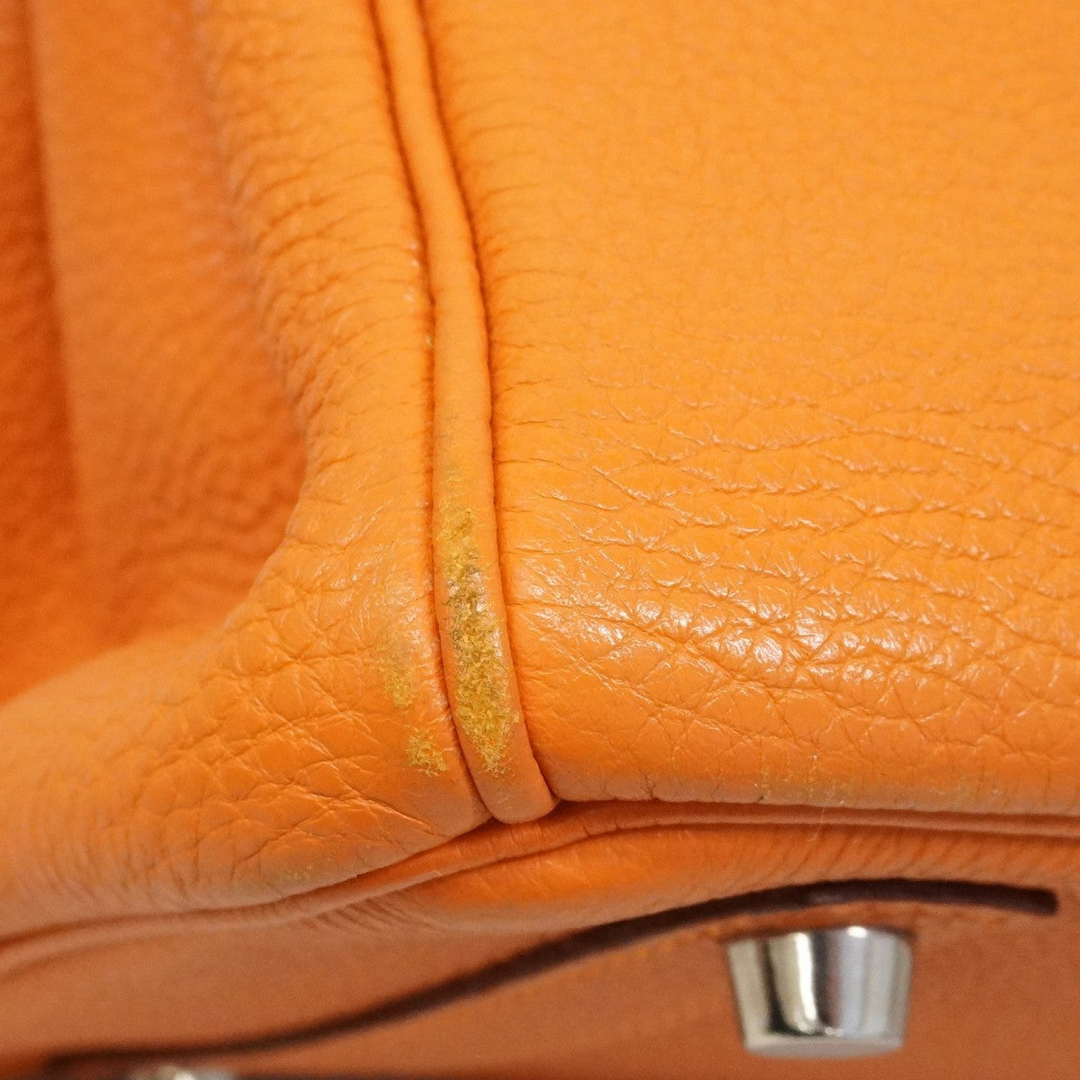 ★SALE【6bc4505】エルメス ハンドバッグ バーキン30 トゴ オレンジ シルバー金具 □K刻印【中古】レディース