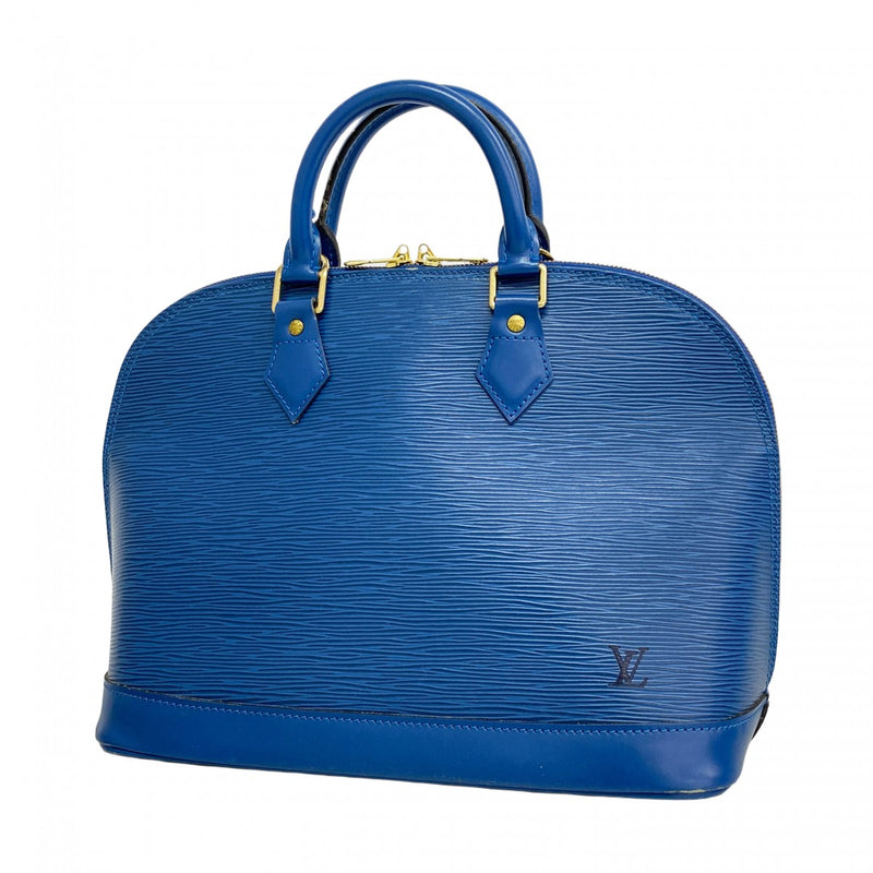 6bd4595】ルイヴィトン ハンドバッグ エピ アルマ M52145 トレドブルー
