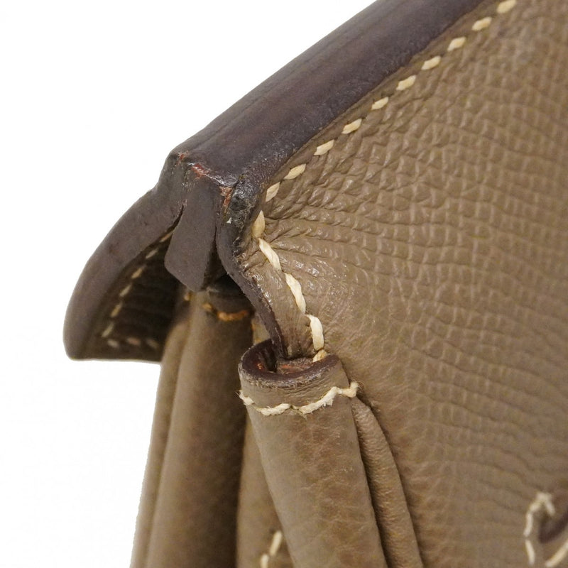 ★SALE【6bd4624】エルメス ハンドバッグ バーキン30 ヴォーエプソン エトゥープ シルバー金具 □L刻印【中古】レディース