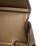 ★SALE【6bd4624】エルメス ハンドバッグ バーキン30 ヴォーエプソン エトゥープ シルバー金具 □L刻印【中古】レディース