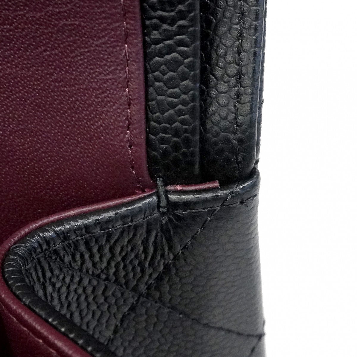 ★SALE【6bd4698】シャネル ショルダーバッグ マトラッセ Wフラップ Wチェーン キャビアスキン ブラック ゴールド金具【中古】レディース