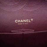 ★SALE【6bd4698】シャネル ショルダーバッグ マトラッセ Wフラップ Wチェーン キャビアスキン ブラック ゴールド金具【中古】レディース