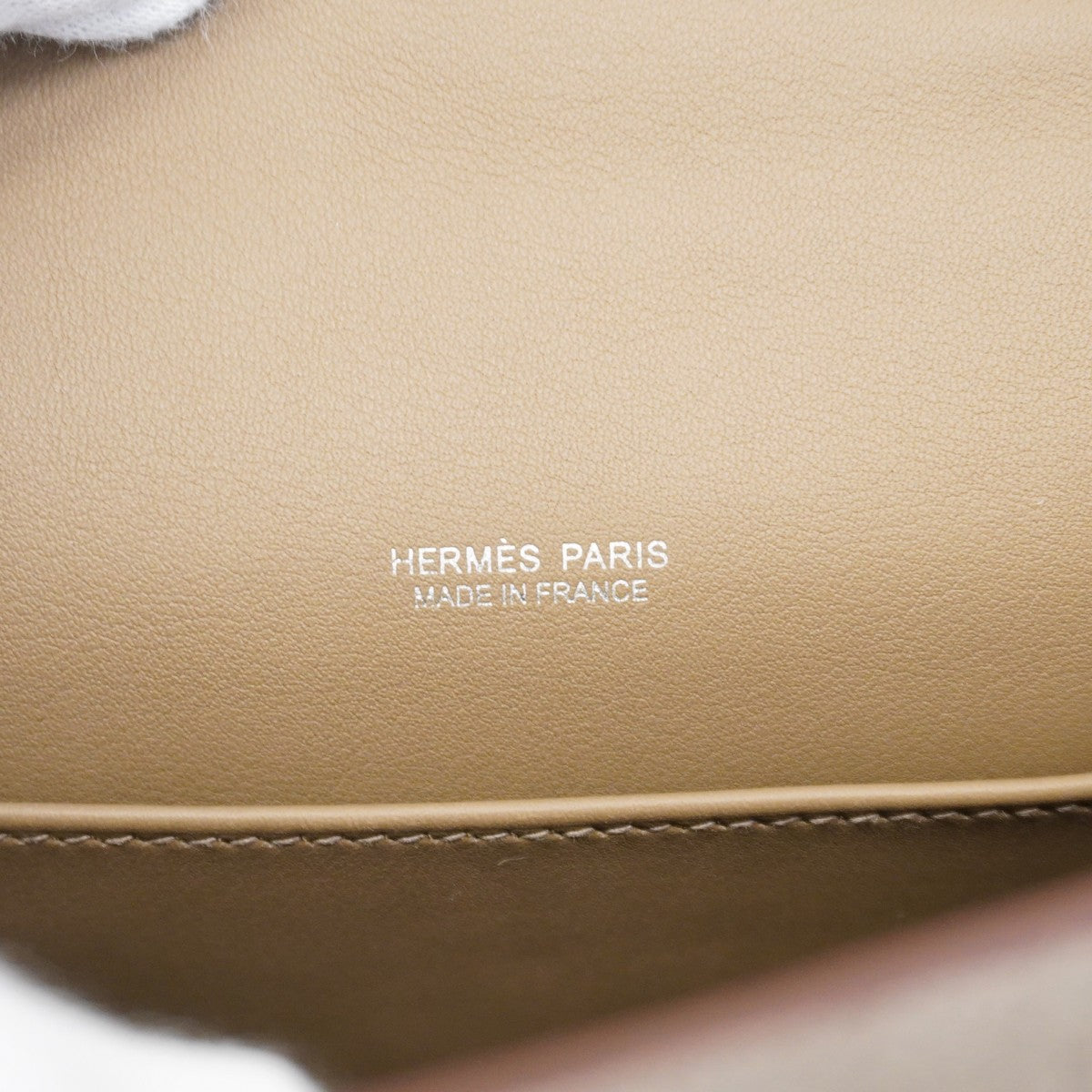 ★SALE【6bd4710-g】エルメス ハンドバッグ ミニケリーテディ グリズリー スイフト エトゥープ シルバー金具 K刻印 2wayバッグ【中古】レディース