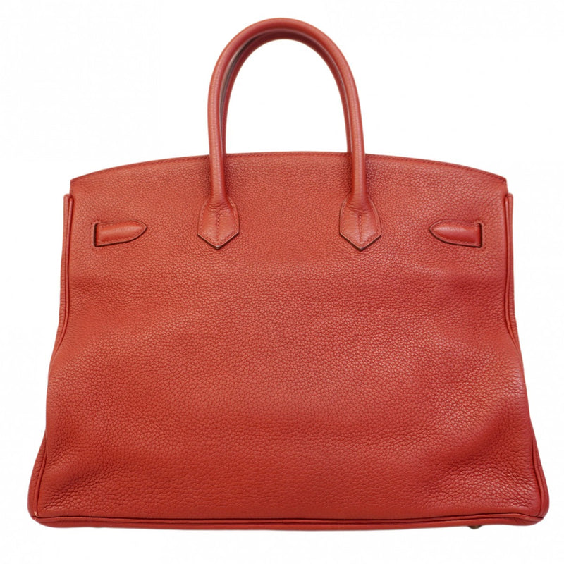 ★SALE【6bd4711】エルメス ハンドバッグ バーキン35 トリヨンクレマンス ルージュカザック ゴールド金具 □P刻印【中古】レディース