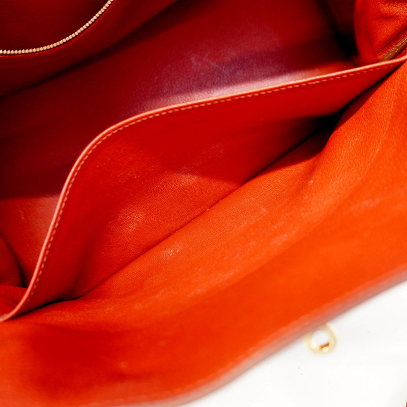 ★SALE【6bd4711】エルメス ハンドバッグ バーキン35 トリヨンクレマンス ルージュカザック ゴールド金具 □P刻印【中古】レディース