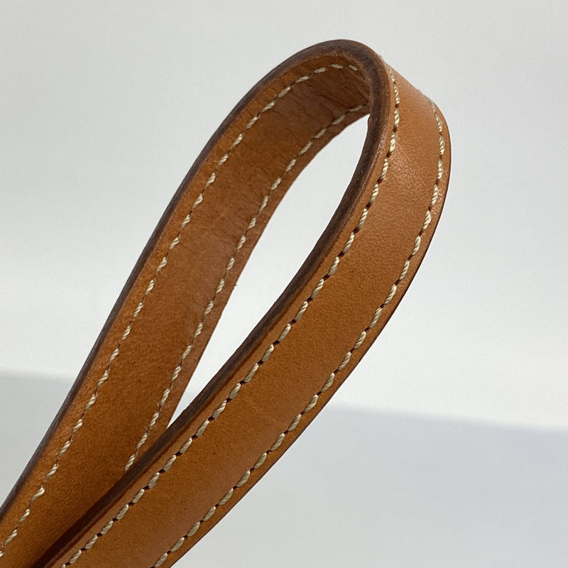 6bd4802-k】セリーヌ クラッチバッグ マカダム PVC ブラウン ゴールド