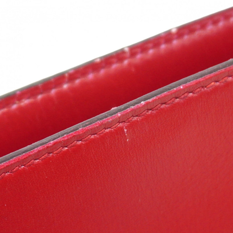 【6bd4813】エルメス ショルダーバッグ ケリースポーツPM ボックスカーフ レッド ゴールド金具 〇R刻印【中古】レディース