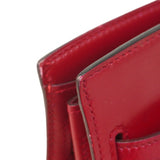 【6bd4813】エルメス ショルダーバッグ ケリースポーツPM ボックスカーフ レッド ゴールド金具 〇R刻印【中古】レディース