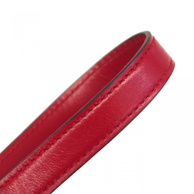 【6bd4813】エルメス ショルダーバッグ ケリースポーツPM ボックスカーフ レッド ゴールド金具 〇R刻印【中古】レディース