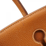 ★SALE【6bd4815】エルメス ハンドバッグ バーキン35 トリヨンクレマンス ゴールド ゴールド金具 □G刻印【中古】レディース