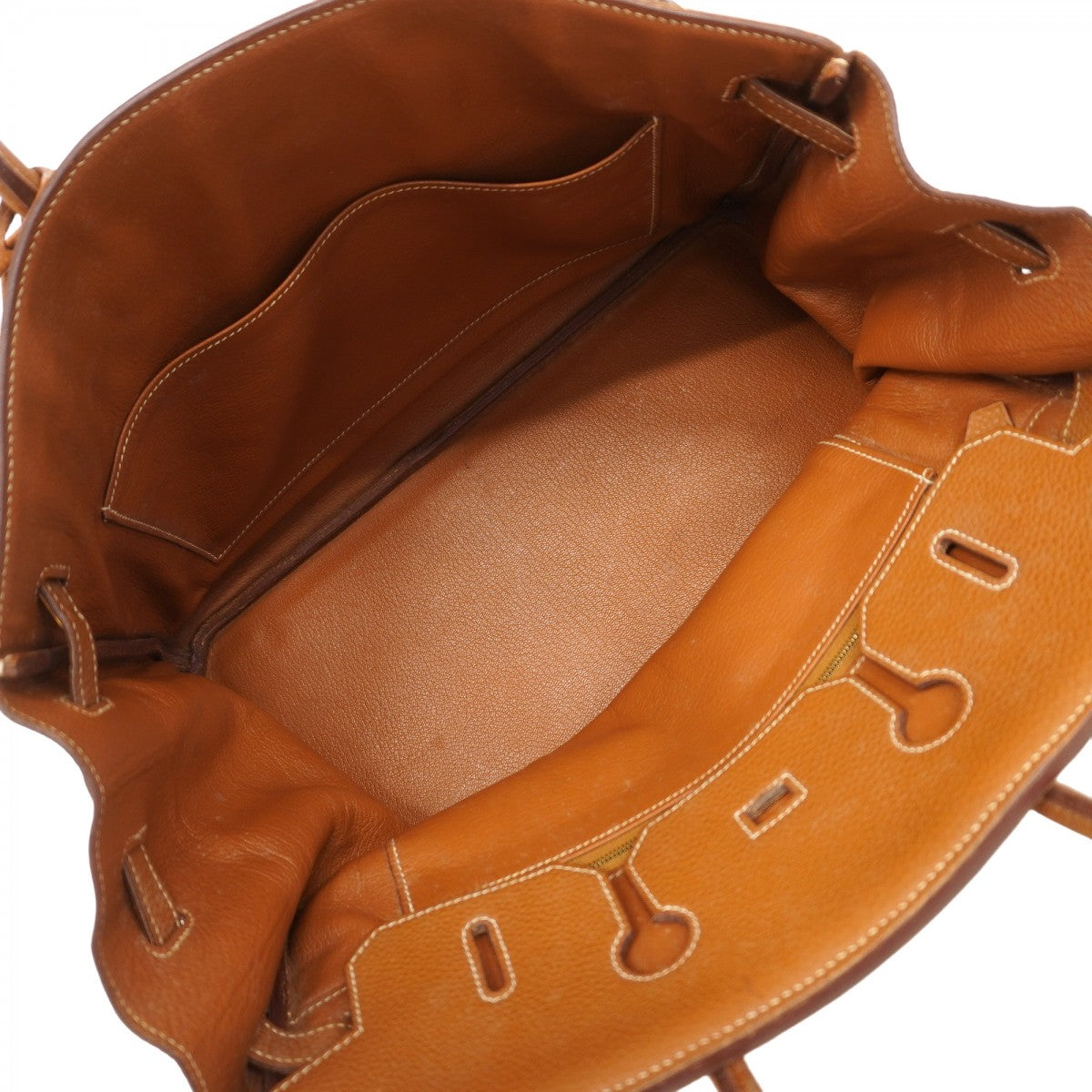 ★SALE【6bd4815】エルメス ハンドバッグ バーキン35 トリヨンクレマンス ゴールド ゴールド金具 □G刻印【中古】レディース