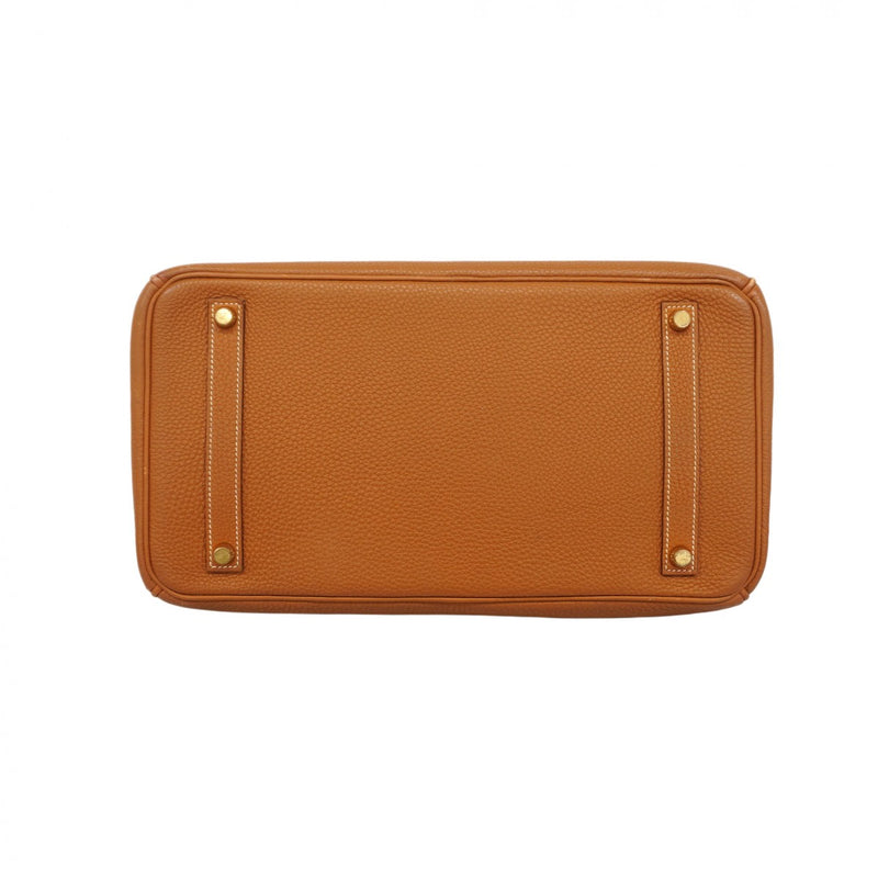 ★SALE【6bd4815】エルメス ハンドバッグ バーキン35 トリヨンクレマンス ゴールド ゴールド金具 □G刻印【中古】レディース