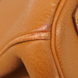 ★SALE【6bd4815】エルメス ハンドバッグ バーキン35 トリヨンクレマンス ゴールド ゴールド金具 □G刻印【中古】レディース