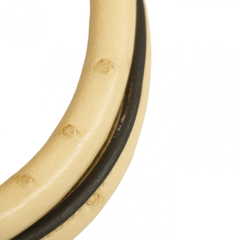 ★SALE【6bd5043-g】エルメス ハンドバッグ バーキン30 オーストリッチ パルシュマン シルバー金具 X刻印【中古】レディース