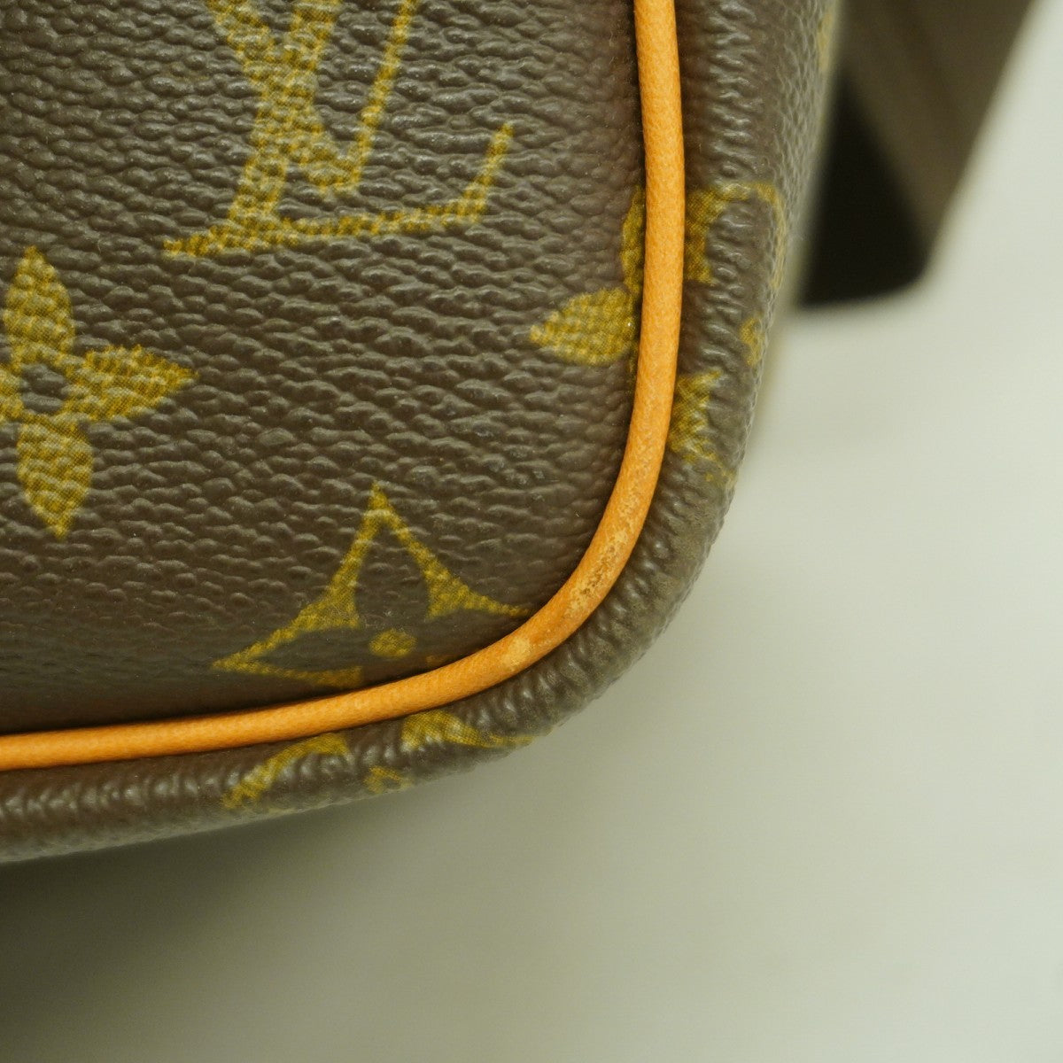 【6bd5467】ルイヴィトン ショルダーバッグ モノグラム リポーターGM M45252 ブラウン【中古】レディース