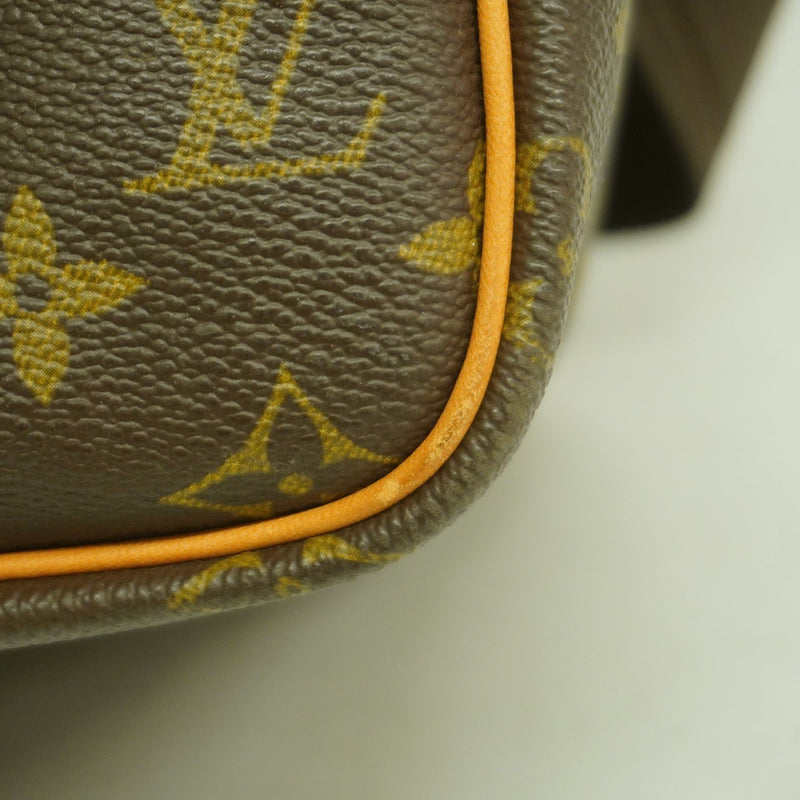 【6bd5467】ルイヴィトン ショルダーバッグ モノグラム リポーターGM M45252 ブラウン【中古】レディース