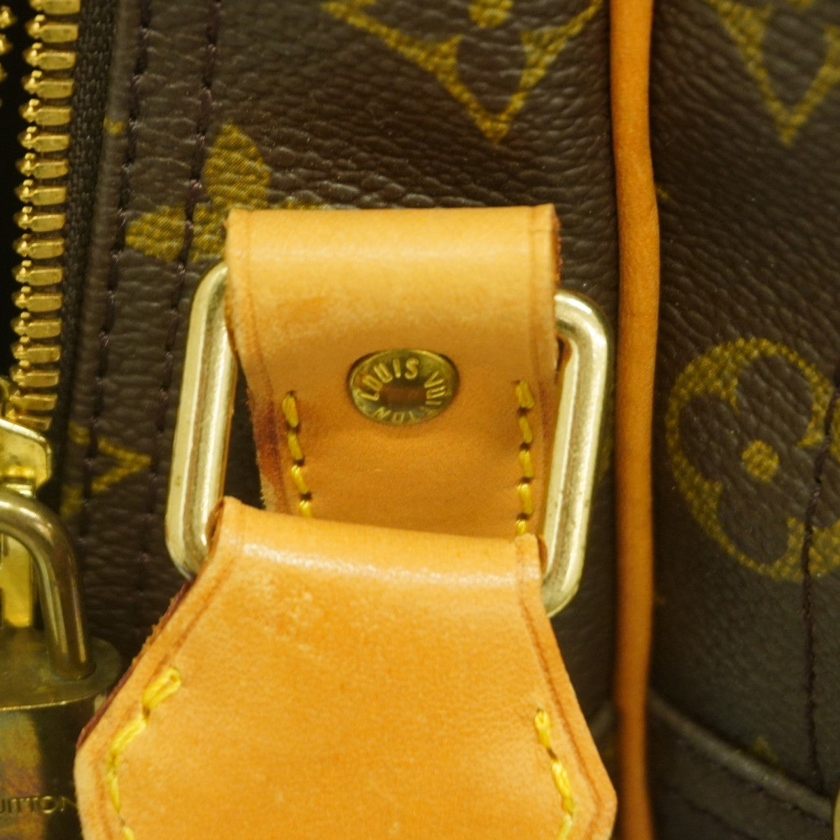 【6bd5467】ルイヴィトン ショルダーバッグ モノグラム リポーターGM M45252 ブラウン【中古】レディース