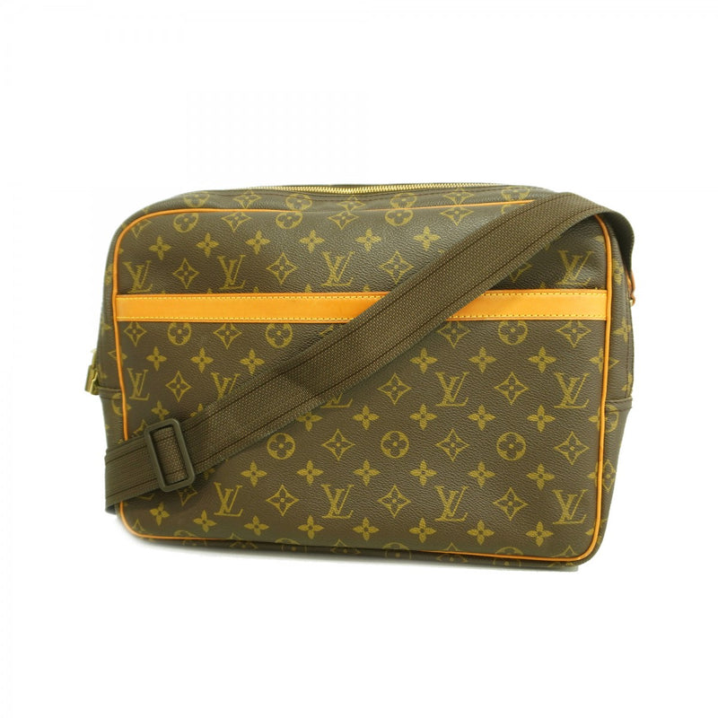 【6bd5467】ルイヴィトン ショルダーバッグ モノグラム リポーターGM M45252 ブラウン【中古】レディース