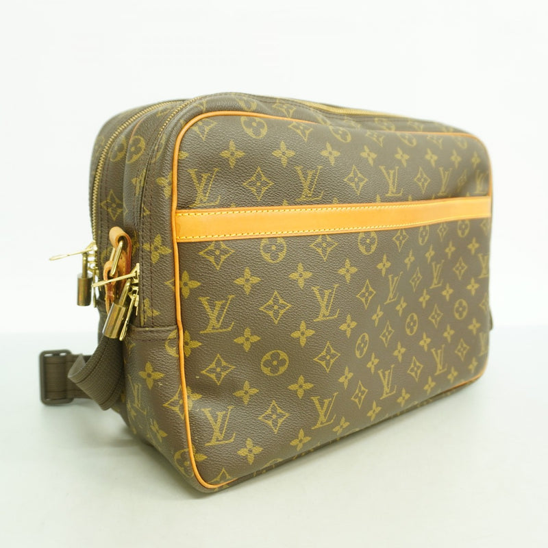 【6bd5467】ルイヴィトン ショルダーバッグ モノグラム リポーターGM M45252 ブラウン【中古】レディース