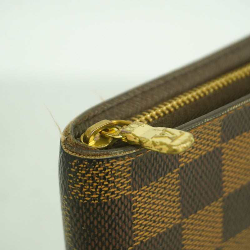 6bd5517-k】ルイヴィトン 長財布 ダミエ ポルトモネジップ N61728