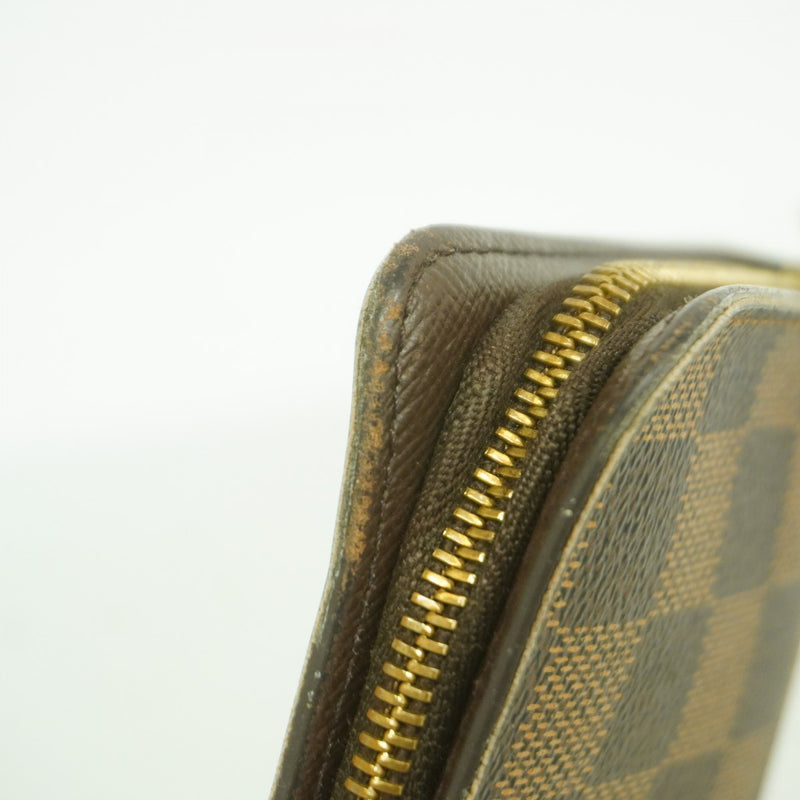 6bd5517-k】ルイヴィトン 長財布 ダミエ ポルトモネジップ N61728