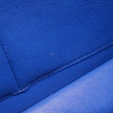 【6bd5621】シャネル ショルダーバッグ マトラッセ Wフラップ Wチェーン ツイード ブルー シルバー金具【中古】レディース