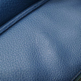 【6bd5668】エルメス ハンドバッグ バーキン35 フィヨルド ブルーマルト シルバー金具 □E刻印【中古】レディース